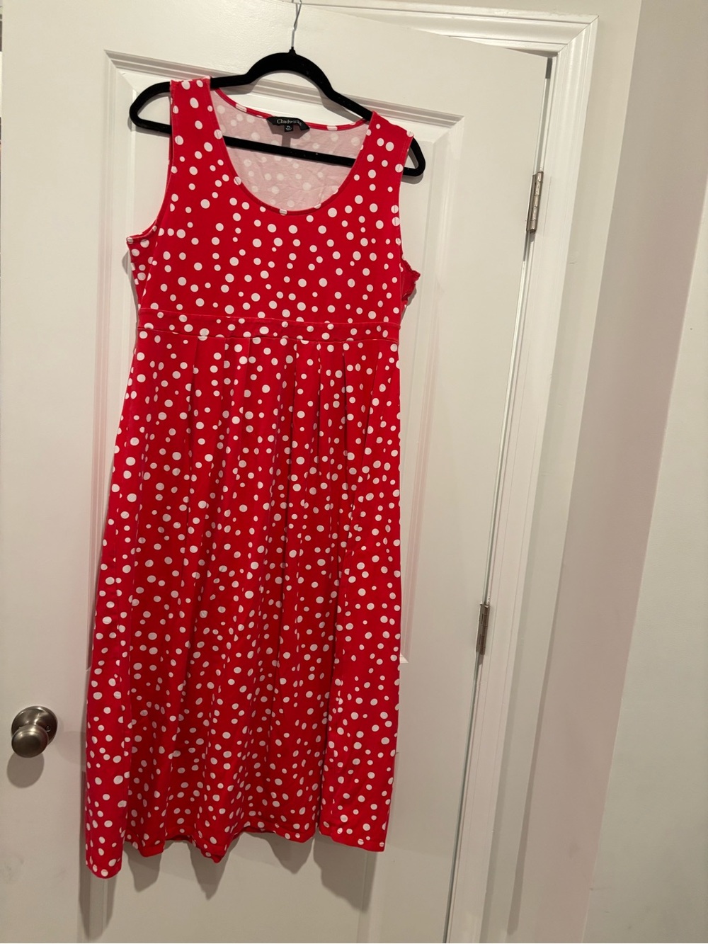 Vintage red polkadot dress